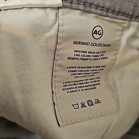 AG Prima Cigarette Leg Jeans  Grey 27 - Picture 10 of 11